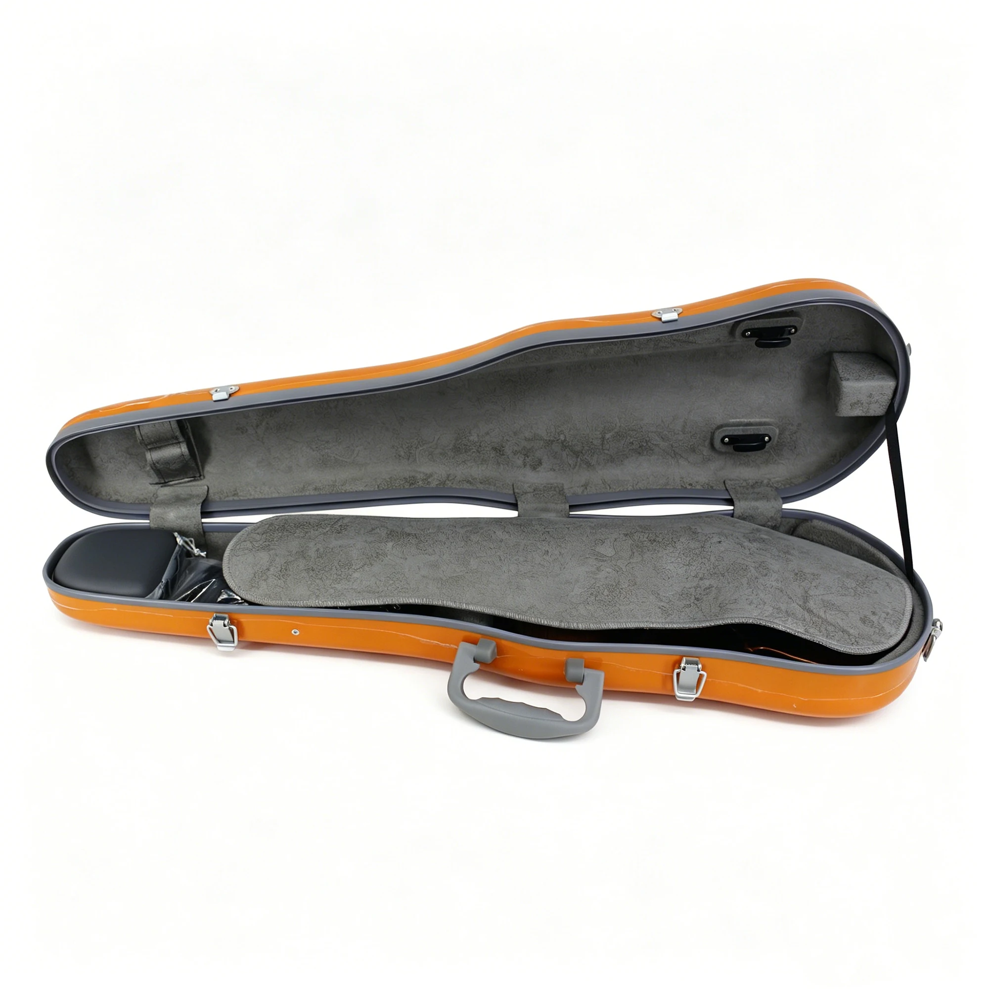 4/4 Carbon Fiber Violin Case, Lightweight Hard Shell, Crush-Proof & Scratch-Resistant, Portable