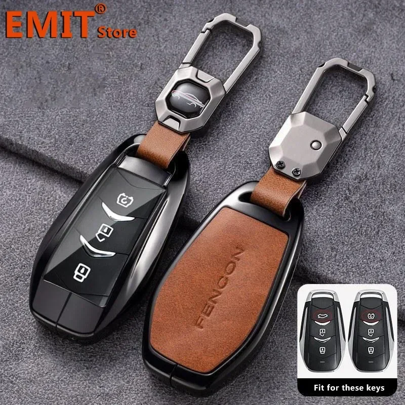 for Dongfeng Fengguang 580 DE-i Fencon Seres 3 5 Seres5 Car Key Case Remote Cover Bag Shell Keychain Ring Holder Fob Accessories