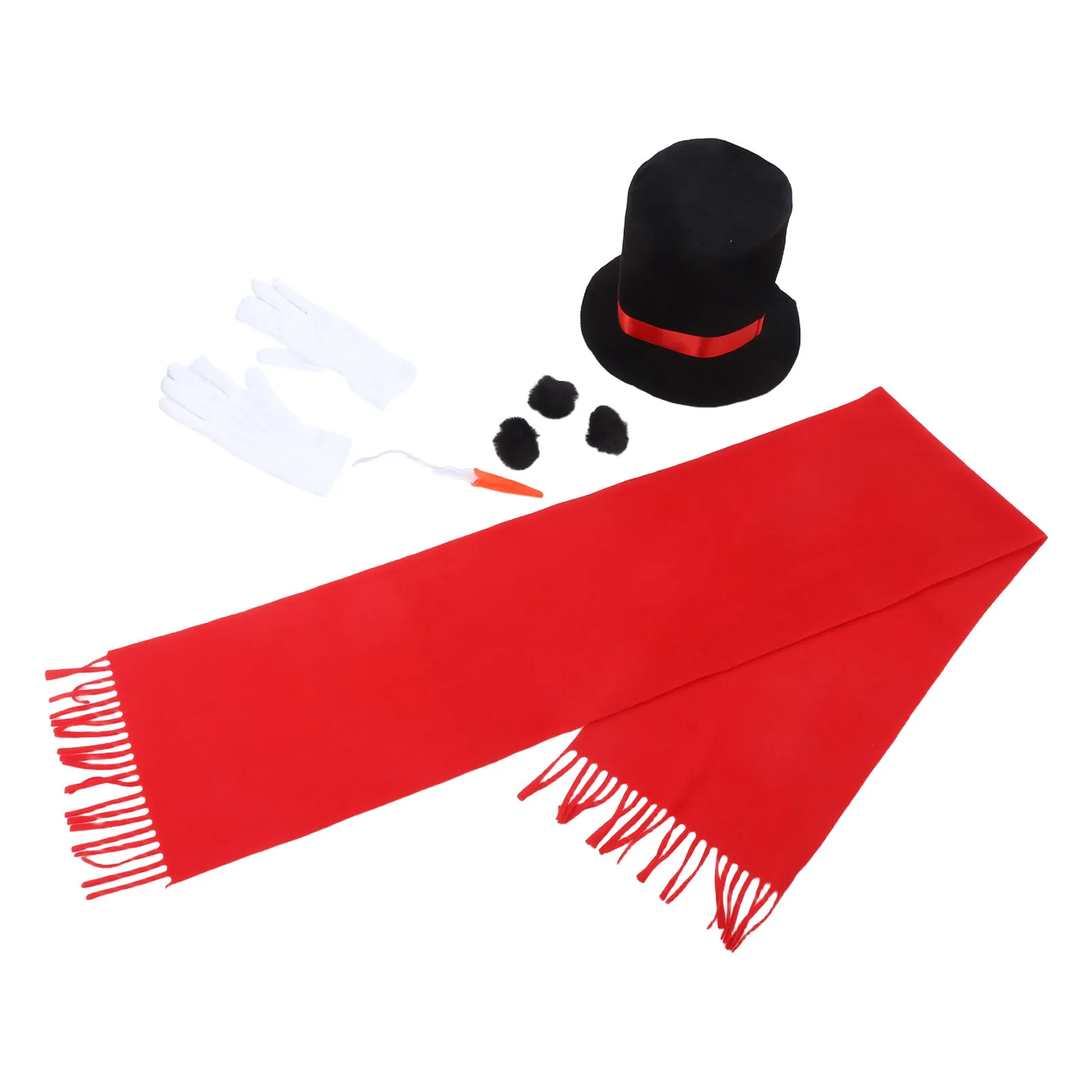 1 ensemble de Costume de bonhomme de neige, accessoires de bonhomme de neige de noël pour adultes, tenue de Cosplay de fête de vacances, ensemble de costumes givrés d'hiver