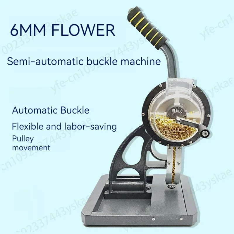 Factory Supply Portable Semi-automatic Eyelet Machine with Different Sizes 5.5mm 6mm 8mm 10mm 12mm new