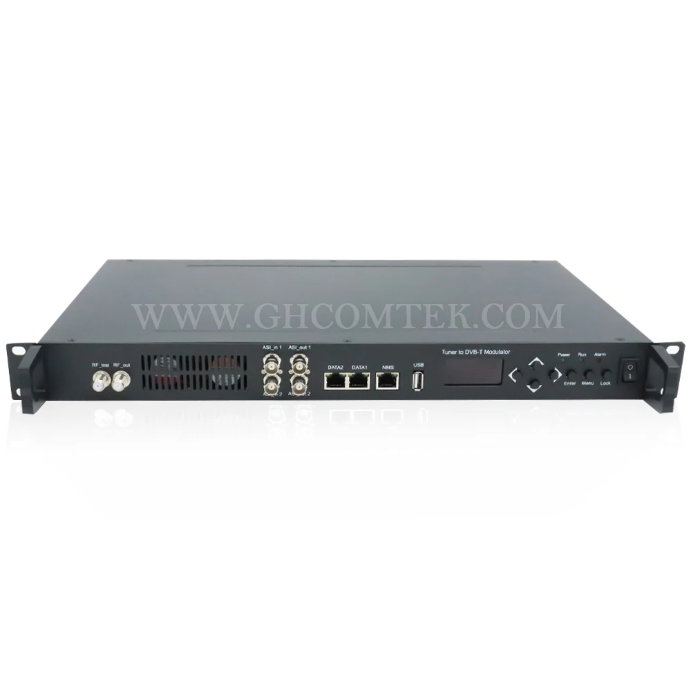 16 or 24 Tuners Input With ASI And IP DVB-S/S2/S2X DVB-C/T/T2/ISDB-T To HD DVB-T or DVB-C Modulator