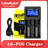 LiitoKala Lii-PD2 Lii-PD4 Lii-S6 Lii500 battery Charger for 18650 26650 21700 18350 AA AAA 3.7V/3.2V/1.2V lithium NiMH batteries