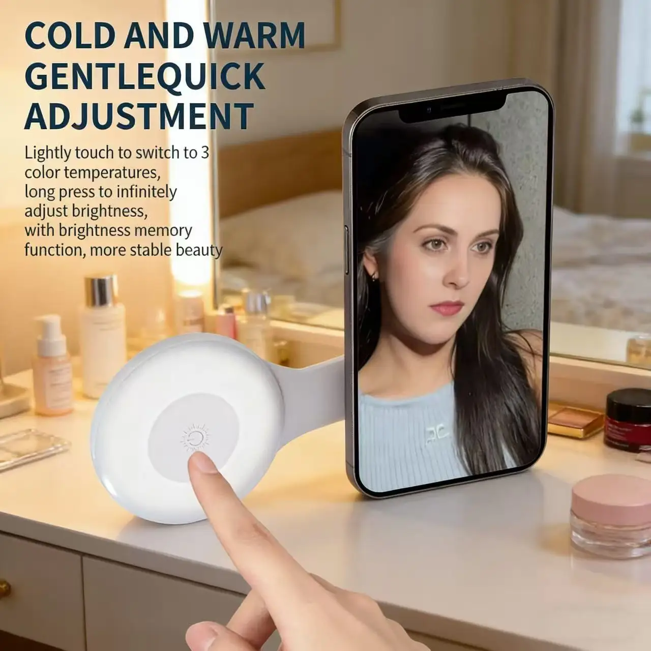 Magnetisch telefoon-opvullicht, draagbaar mini-selfielicht, onmisbaar voor iedereen