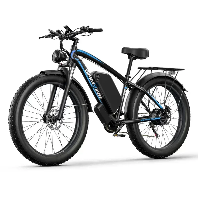 V7 Electric Bike Peak 5000W Motor 52V 32AH Large Battery 65km/h E-Bike 24 inch Tire High Performance off Road Electric Bicycle image 8