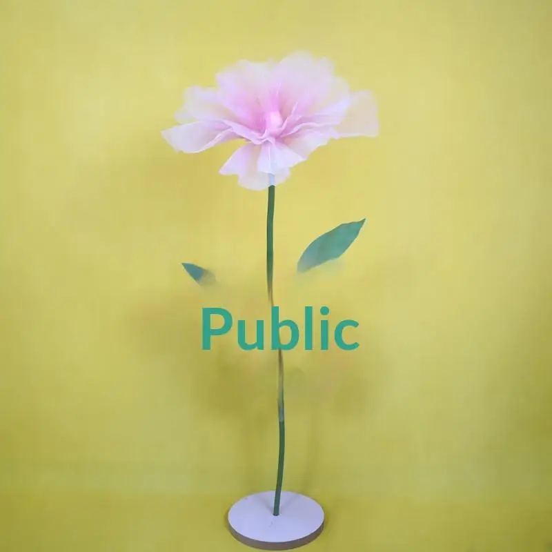 Große künstliche Rosenblüten, riesige, echt anfühlende Kunstblumen für Hochzeitsdekoration, Landschaftsgestaltung, kommerzielle Veranstaltungen und Standortdekoration. – Detail 4