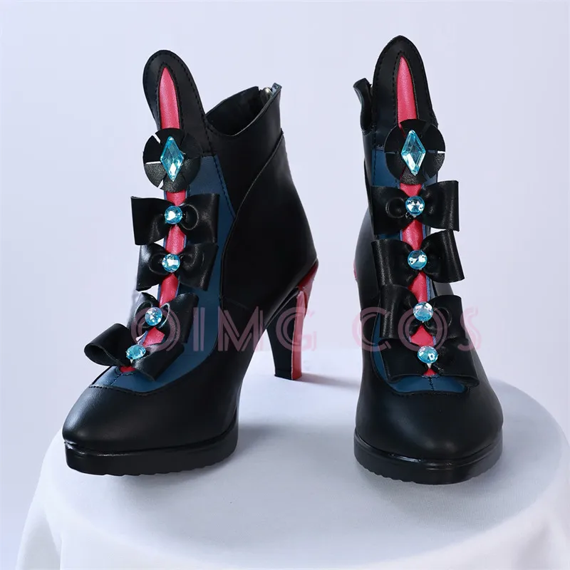 Wuthering Waves Carlotta Montelli Cosplay chaussures Anime Style chinois Halloween pour hommes jeu
