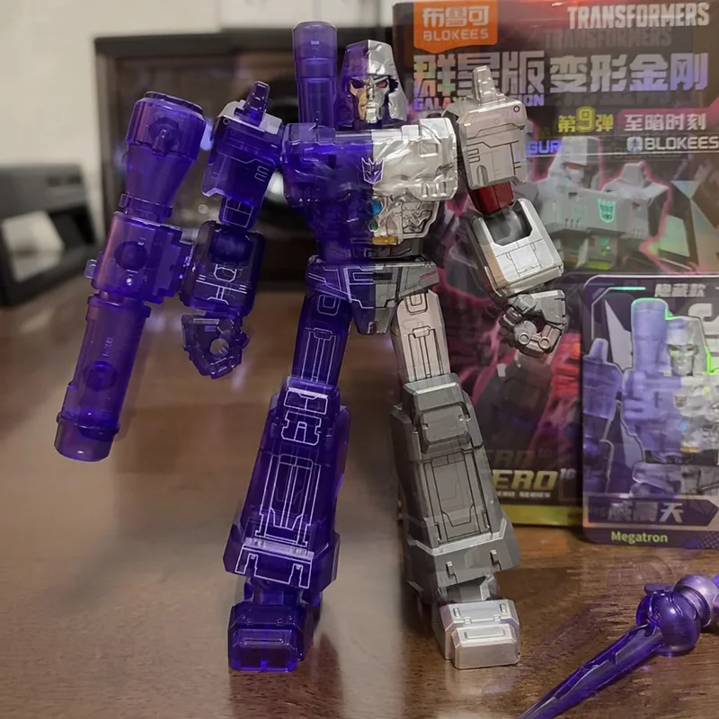 Original BLOKEES Transformers GALAXY 9 Blind Box Megatron Jetfire Bombshell Unicron Mirage Autobots Decepticons Figure Toys Gift view 6