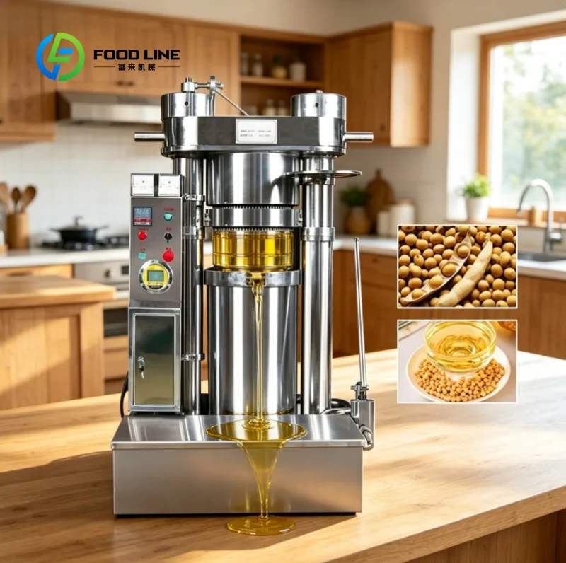 Commercial Oil Press Machine  for Peanut Sesame Sunflower Seeds Cold Press Oil Maker High Yield Continuous Operation