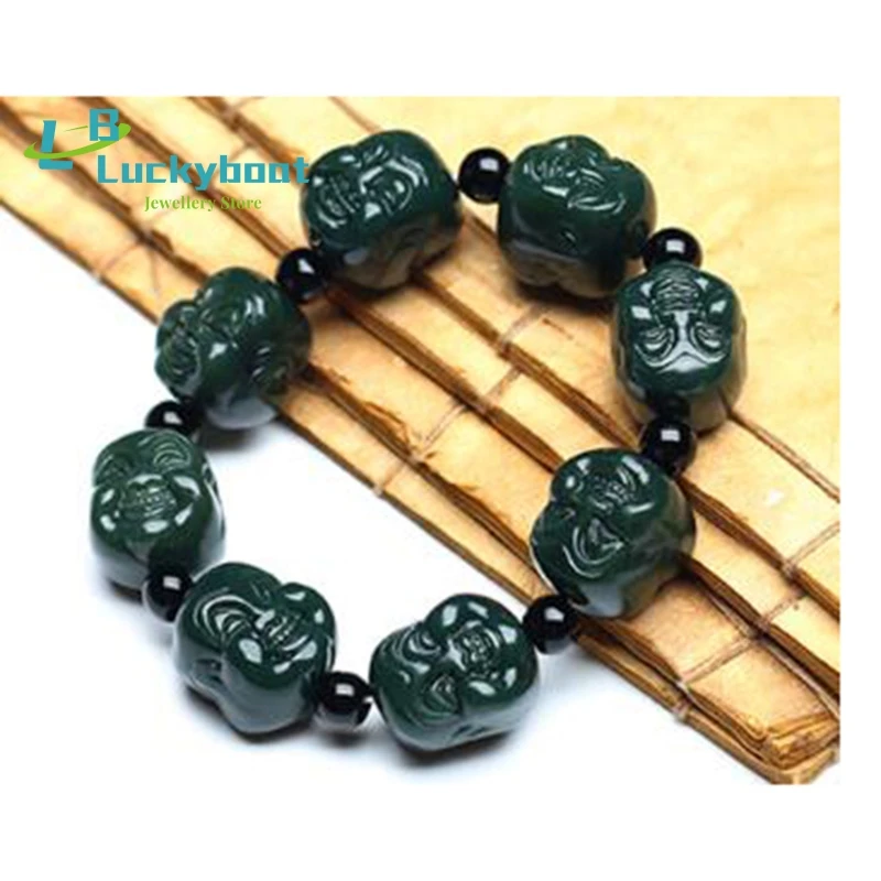 Natural Hetian Qingyu Bracelet  Jewelry Fine  Jewelry Multi-specification Men's and Women's Qingyu Bracelet Jewelry