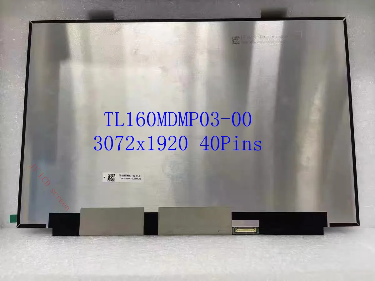 

16 "3072x1920 eDP 40 контактов TL160MDMP03-00 V1.0 TL160MDMP03 Замена матричной панели ЖК-экрана ноутбука 100% DCI-P3