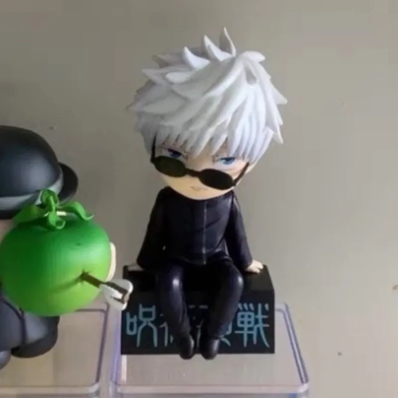 Jujutsu Kaisen Handmade Q-version Sitting Posture With Five Pieces Of Wutiao Wuhuzhang Youren Anime Model Desktop Ornament Doll