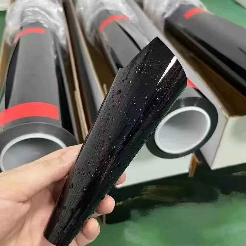 Advanced 7.5mil Ultra-Bright Black TPU PPF Car Paint Protection Film Scratch Resistant and UV Proof