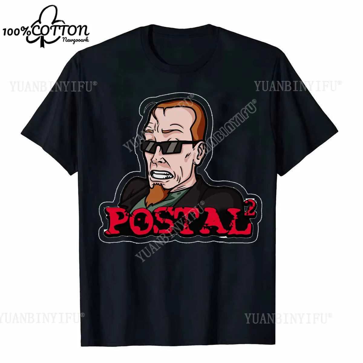 D03 البريد المتأنق 2 الغريبة الجري مع مقص الذهاب تي شيرت البريد المتأنق 100% القطن قميص مقص الذهاب البريدية تي شيرت #5