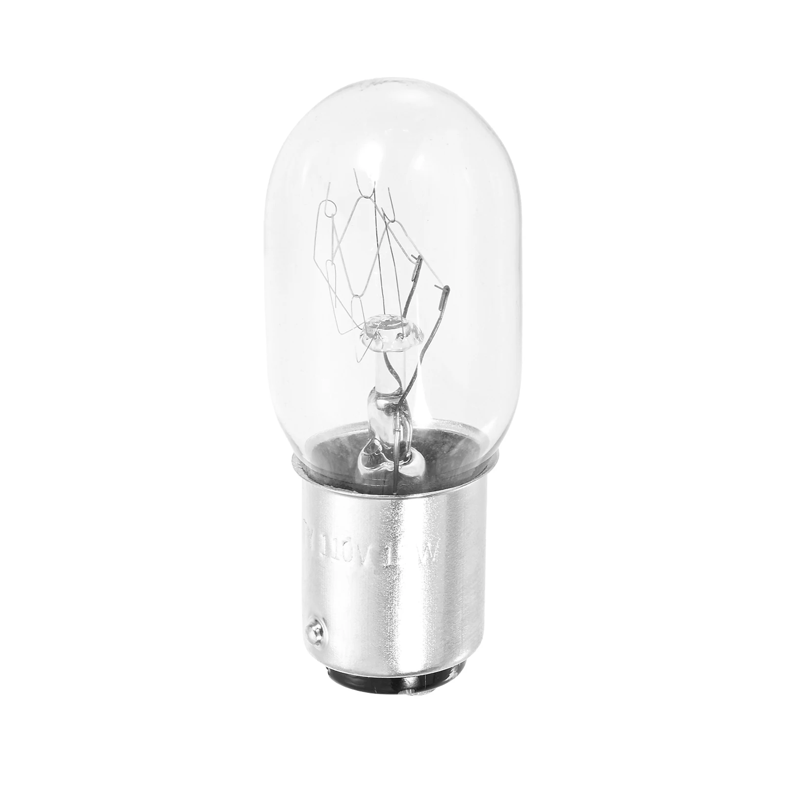 BA15D 110V 15W bombilla para máquina de coser lámpara incandescente bombilla LED para nevera bombilla Led para gabinete/bombilla de luz nocturna para herramientas de máquinas de coser
