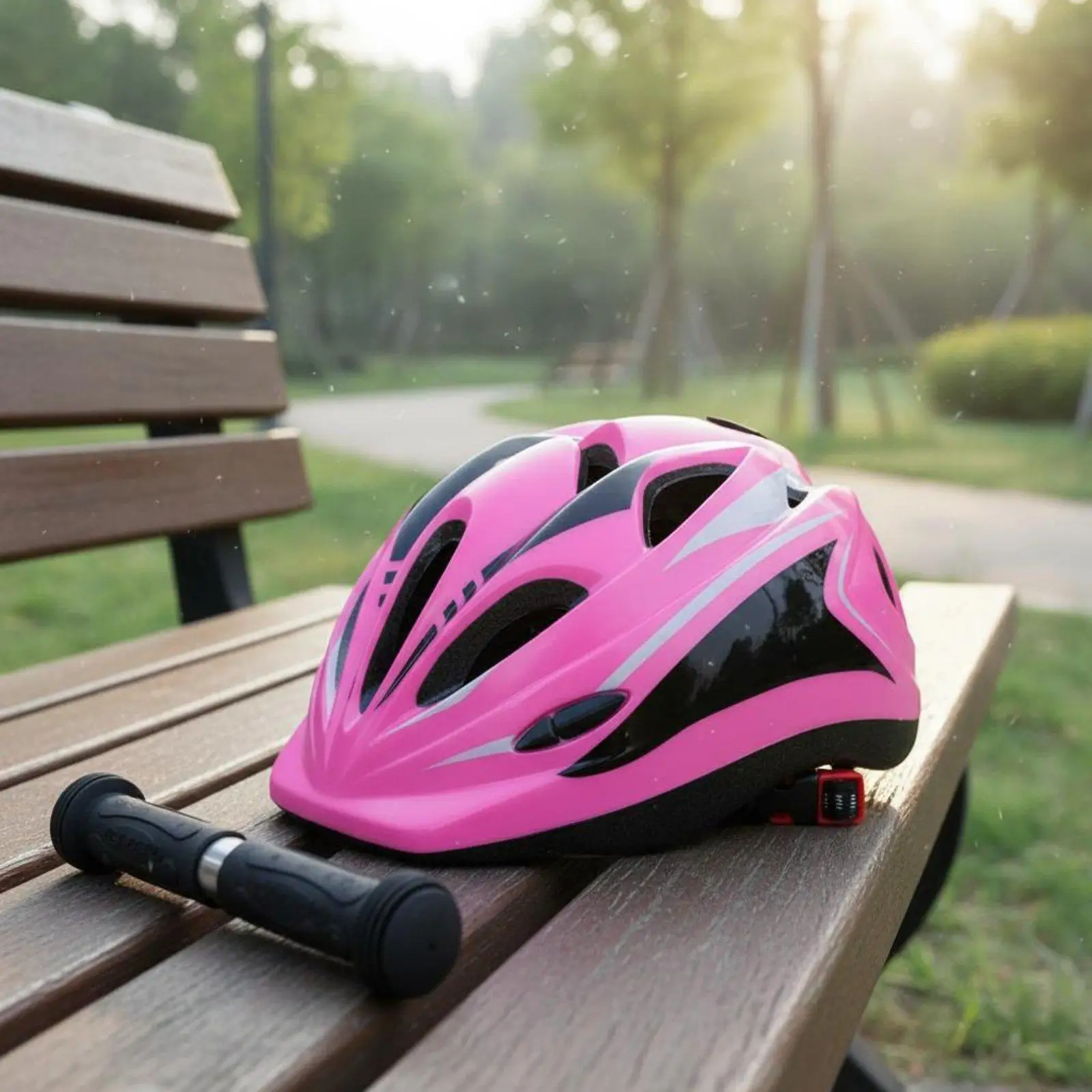Children Sports Headgear Safety Helmet with Cooling Vents Adjustable Outdoor Protective for Kids Scooter and Bicycle Riding