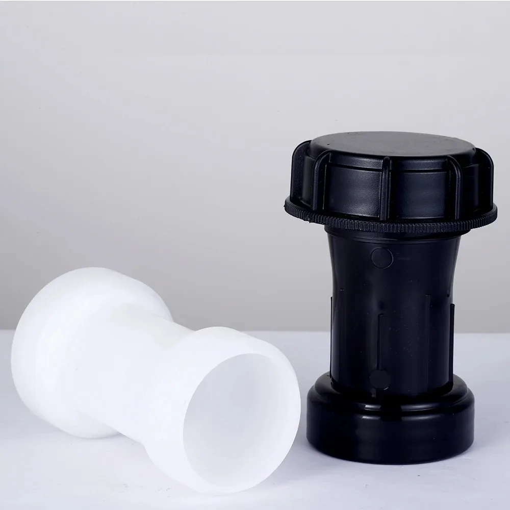 Garden IBC Tank Extension Adapter 60mm Coarse Female X Male Plastic Extension Tube for Ton Barrels Water Tank Outlet Connector