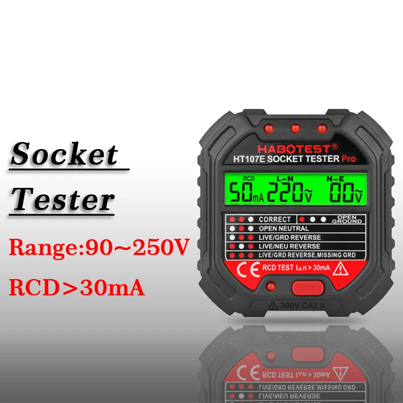

10pcs Ht107b Ht107d Ht107e Socket Tester For Measuring Line Socket Tester