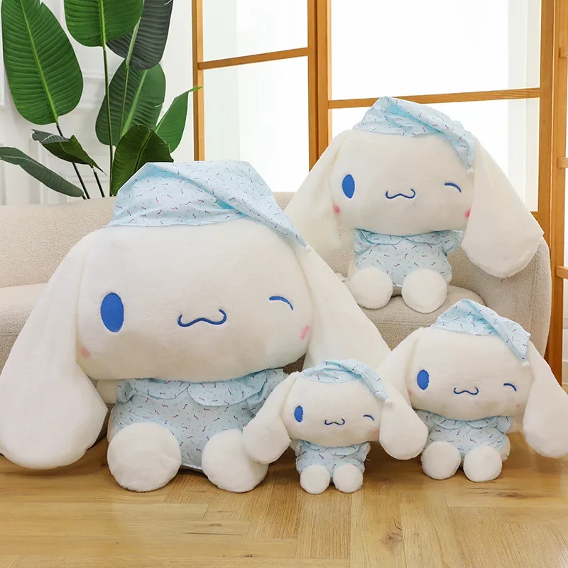 Sanrio Cinnamoroll Plush Toys Kawaii Anime Plushie Doll Baby Cinnamoroll 35-80cm Soft Stuffed Pillow Christmas Gift for Children