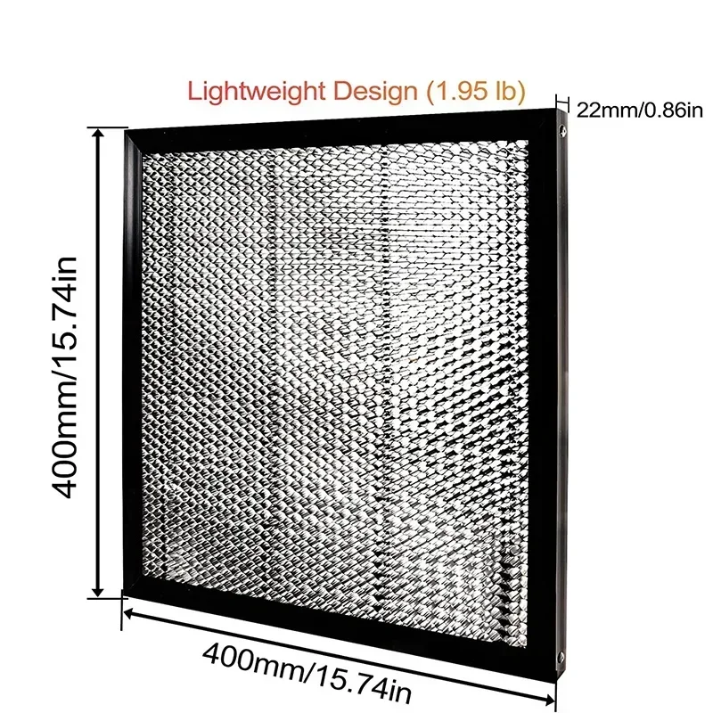 Honeycomb Working Table 400x400 300x200mm Size Board Platform Laser Parts for CO2 Laser Engraver Cutting Machine