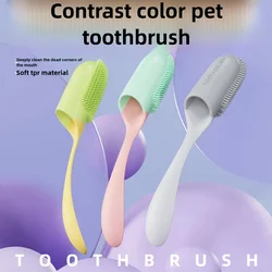 Dog Toothbrush, Cleaning Finger Toothbrush for Dogs, Food Grade Silicone Dog Finger Toothbrush for Dogs & Cats Dental Care ﻿