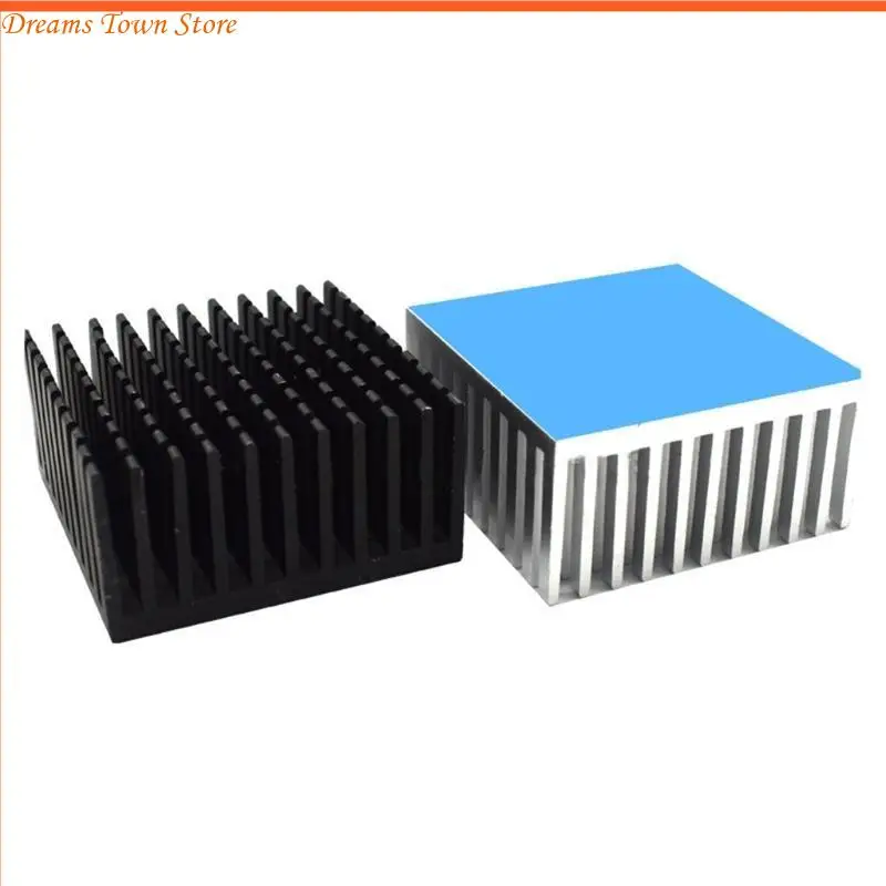 Disipador calor aluminio HX6A 4pcs 40x40x20 mm Fin aleta enfriamiento disipador calor para enfriar GPU