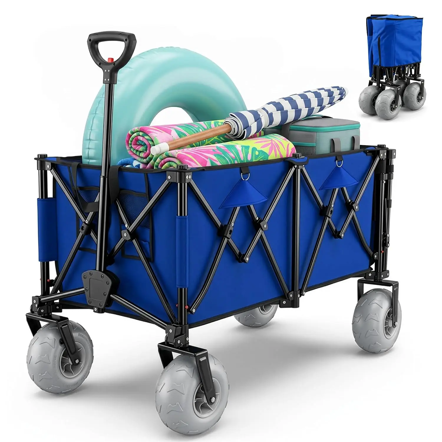 Heavy Duty Beach Wagon with 9