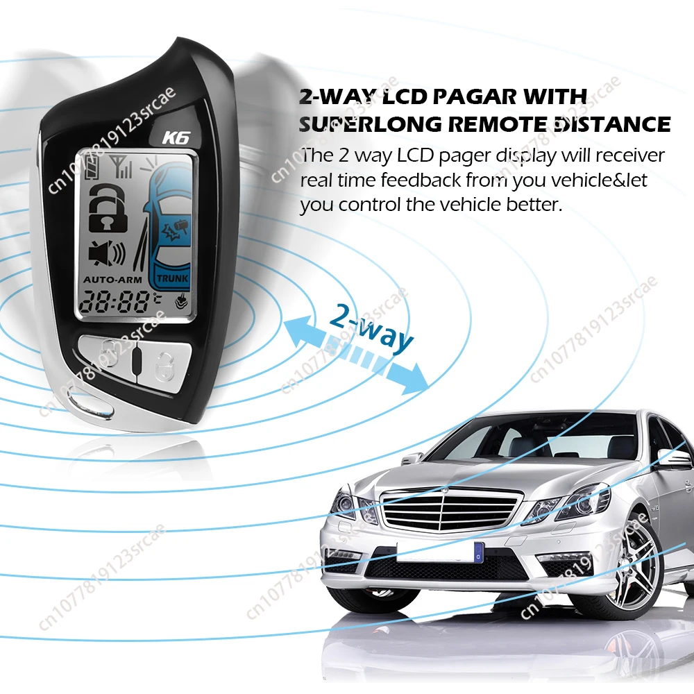 Easy Car RFID Touch Sensitive Remote Start Upgrade Canbus Plc Automotive Alarm Sensor System with Remote Starter