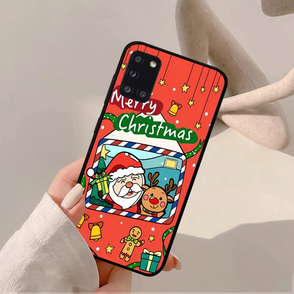 Christmas Santa Claus Present Phone Case For Samsung A 10 11 12 13 20 21 22 30 31 32 40 51 52 53 70 71 72 73 91 13 Shell