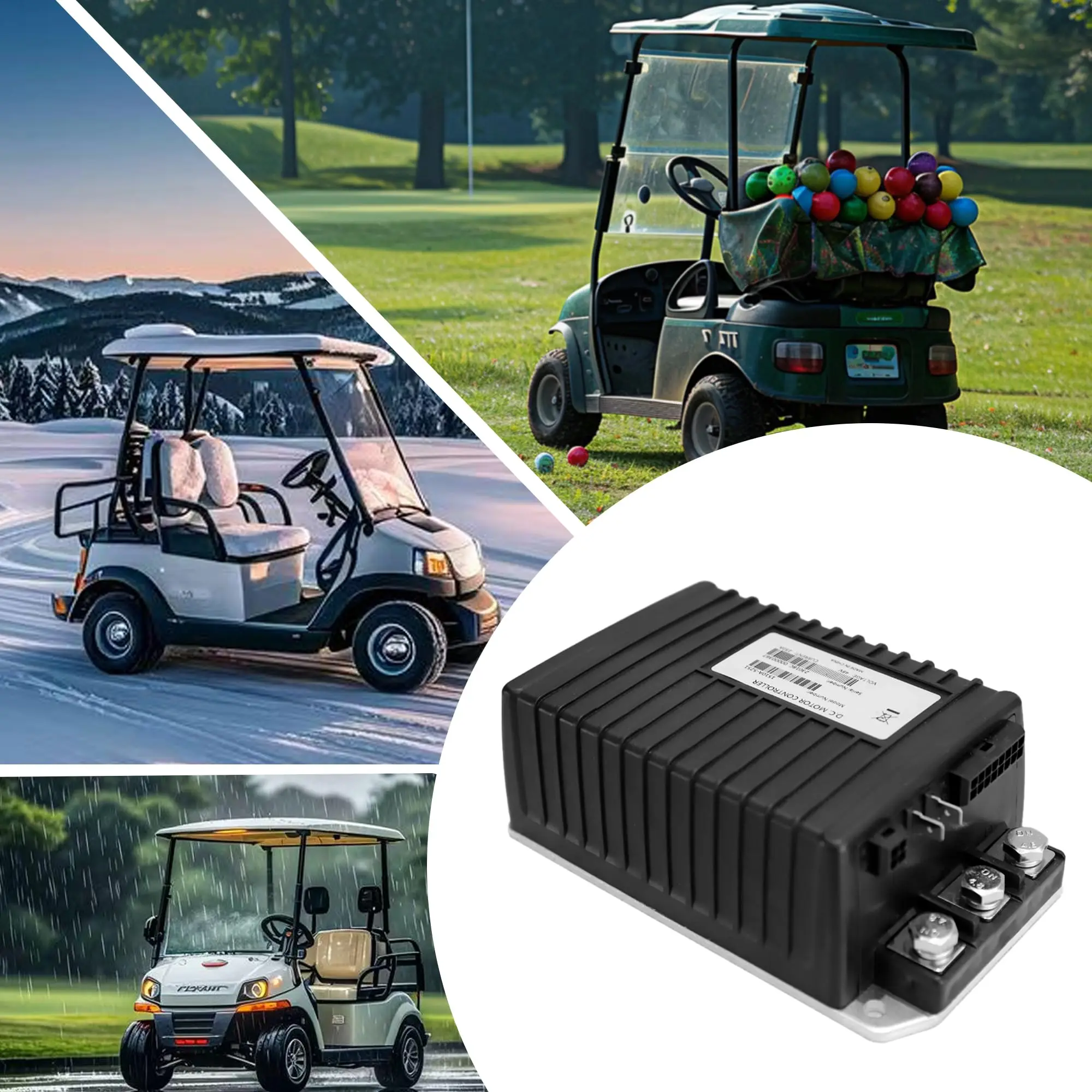 1510A-5251 Controller, 102806201   48V 250A DC-motorcontroller past op Curtis Club Car DS & Precedent IQ elektrisch systeem golfkar