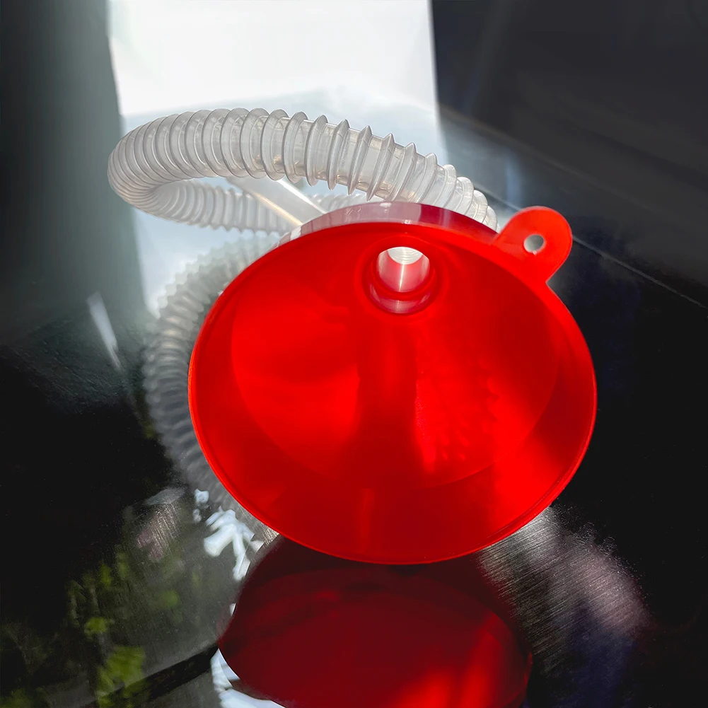

10pcs Versatile Telescopic Car Refueling Funnel Drip-Proof, Lightweight For Gardening And Tool Maintenance