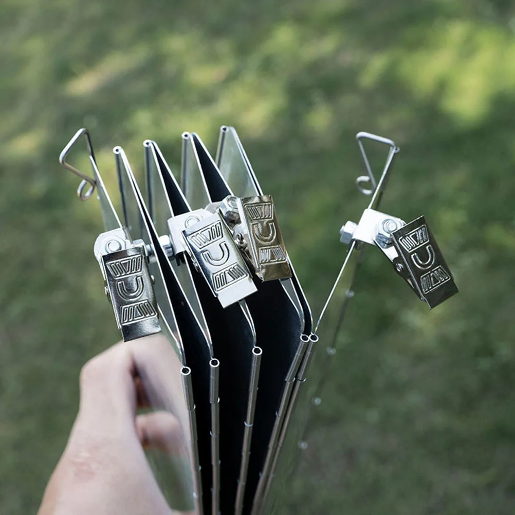 

1Set Camping Stove Windscreen Aluminum Alloy Folding Windproof Plate Outdoor Cooking Burner Shield Portable Stove Wind Guard
