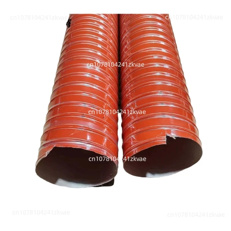 Red high temperature ventilation and exhaust pipe