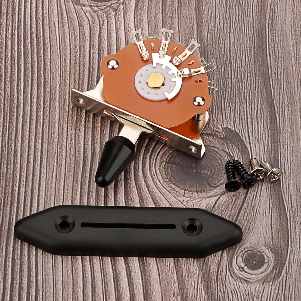 

Electric Guitar Lever Switch Washer Plate Accessories 5-way Toggle Guard Plates
