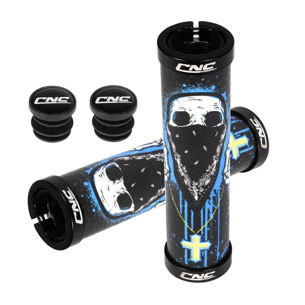 CNC Mountain Bike Grips Gel MTB Grip Silicone Lock On Bicycle Handlebar Grips Cycling Accessories Parts