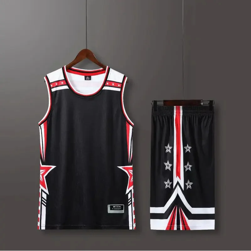 NEW 24 25  Men's sports kit Light Fans  Basketball Jerseys Men and kids game team Short sleeve uniform training Vest and shorts