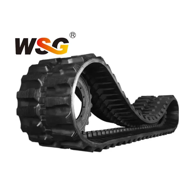 Mini Excavator Spare Parts Rubber Chain RX502, RX501