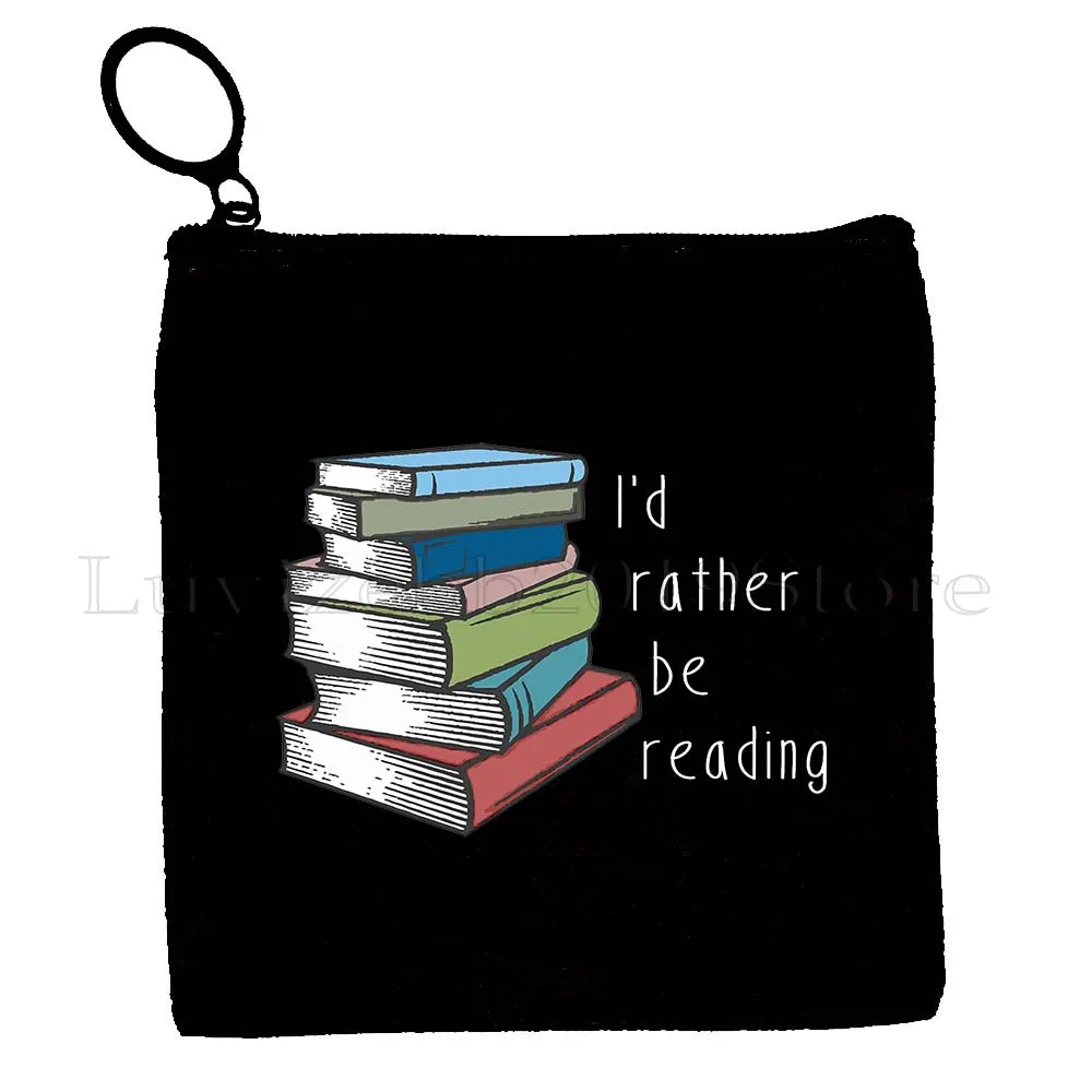 Bloemenboeken Bedrukt literatuurboek Bloemenmeisjesboek Reizen Canvas Portemonnee Sleuteletui Opslag Kleine tas Portemonnee Ritszakje