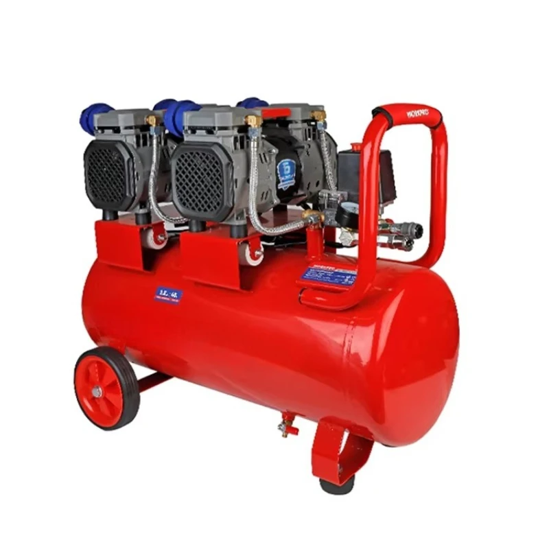 

WORKPRO 40L 1350W * 2 Portable Oil-Free Air Compressor Industrial Garage Use Low Noise Air Compressor Automotive