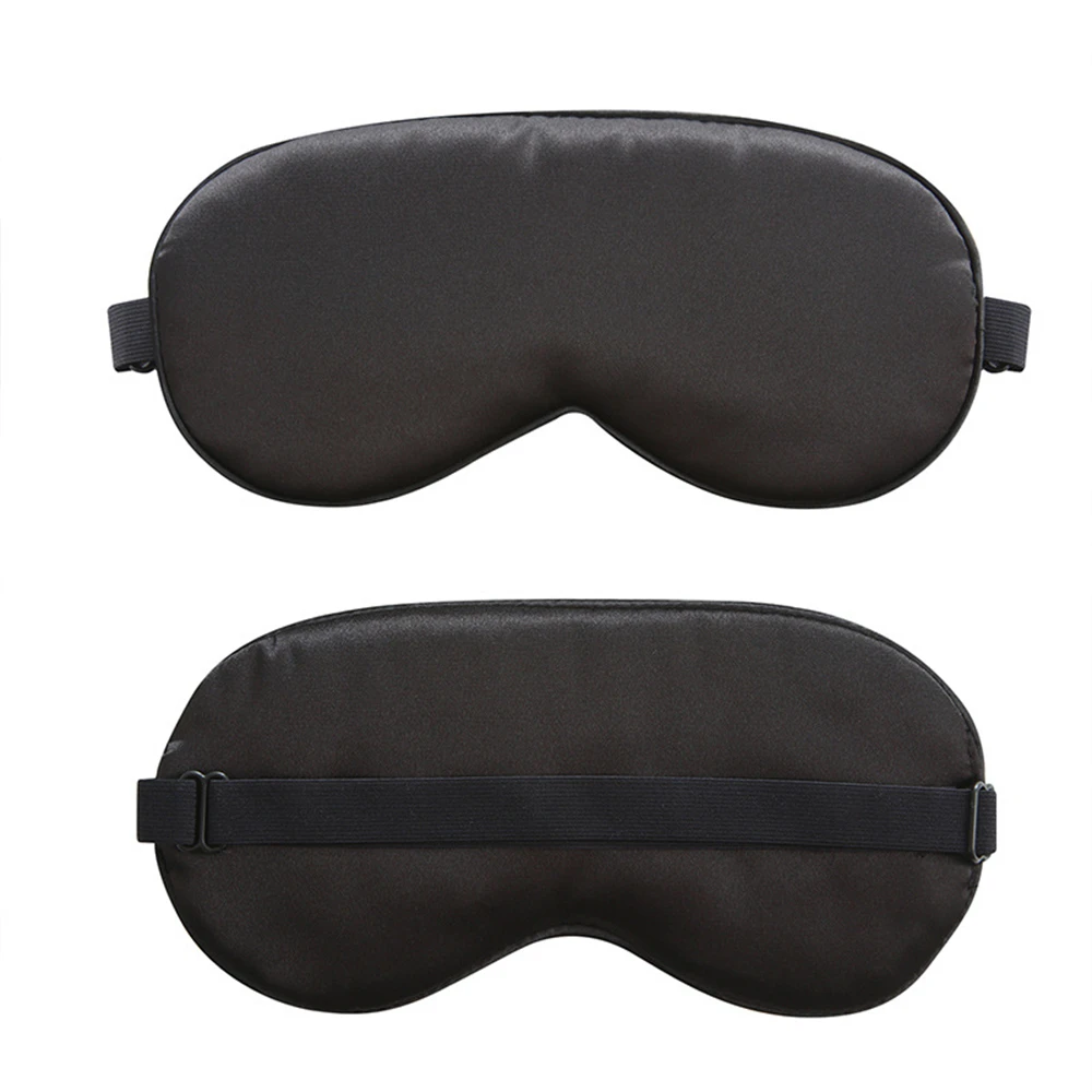 Imitated Silk Sleep Mask Eye Covers for Sleeping Blindfold with Adjustable Strap Comfortable Super-Smooth Covering Strong Light