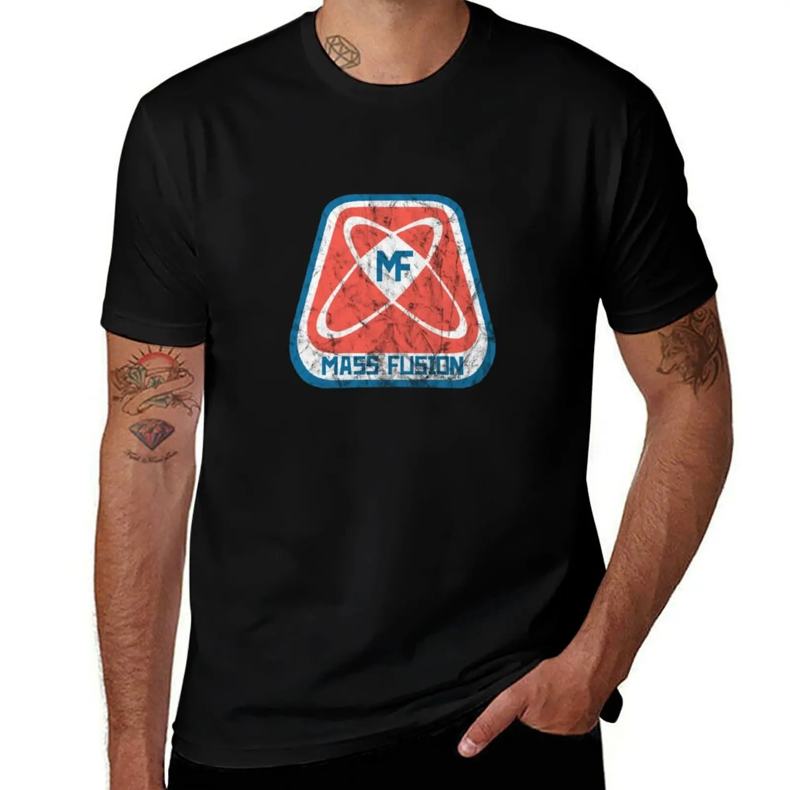 Vintage Mass Fusion T-Shirt Casual Loose Daily Wear T-Shirt
