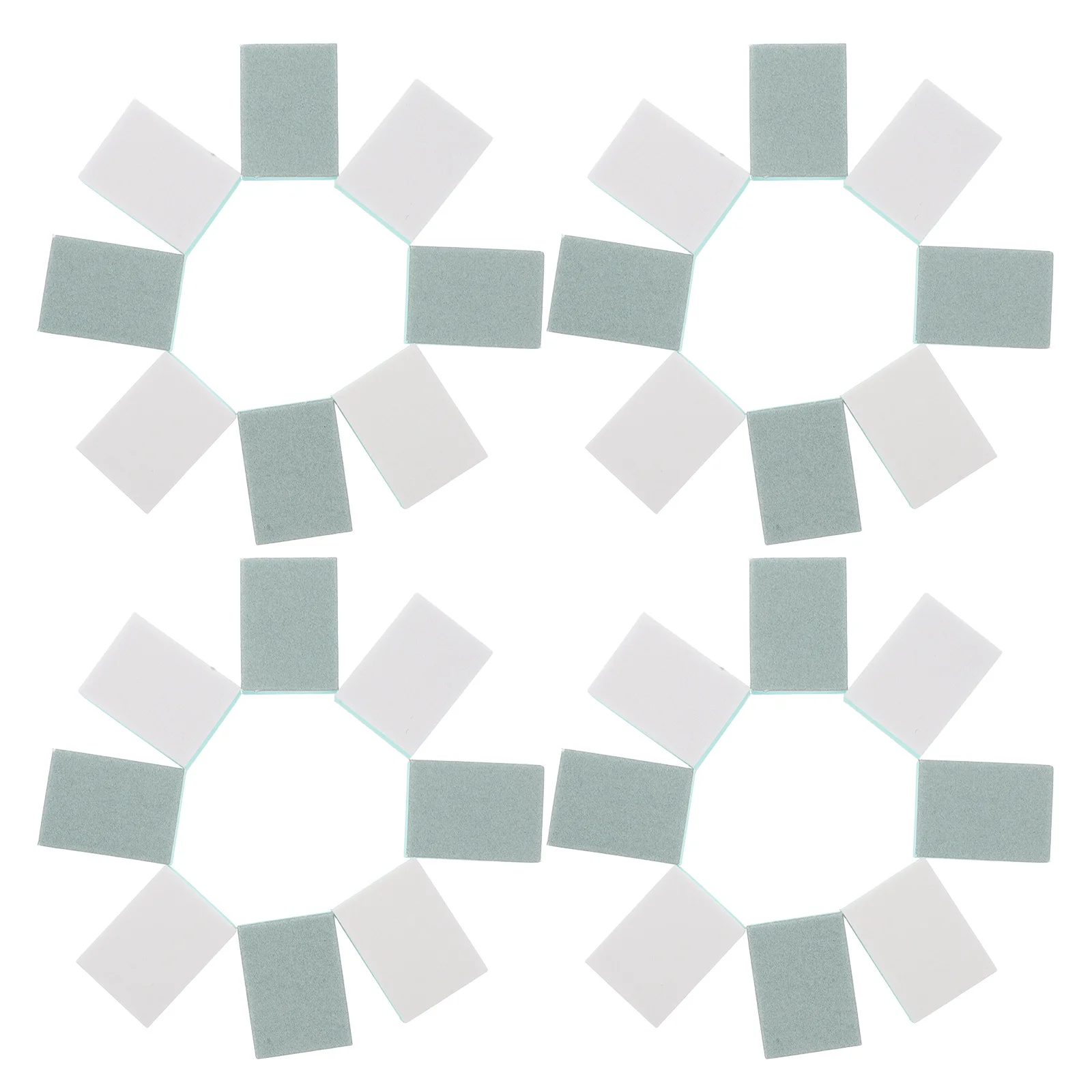 

50 шт. компактные многофункциональные мини-буферы для ногтей, губчатые блоки для профессионального и личного использования, ногти