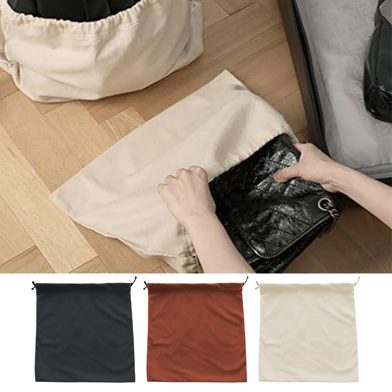 Kordelzug-Aufbewahrungstasche, Staubschutzbeutel für Handtaschen, Multifunktionale Aufbewahrungstasche, Große Handtaschenhülle zur Organisation