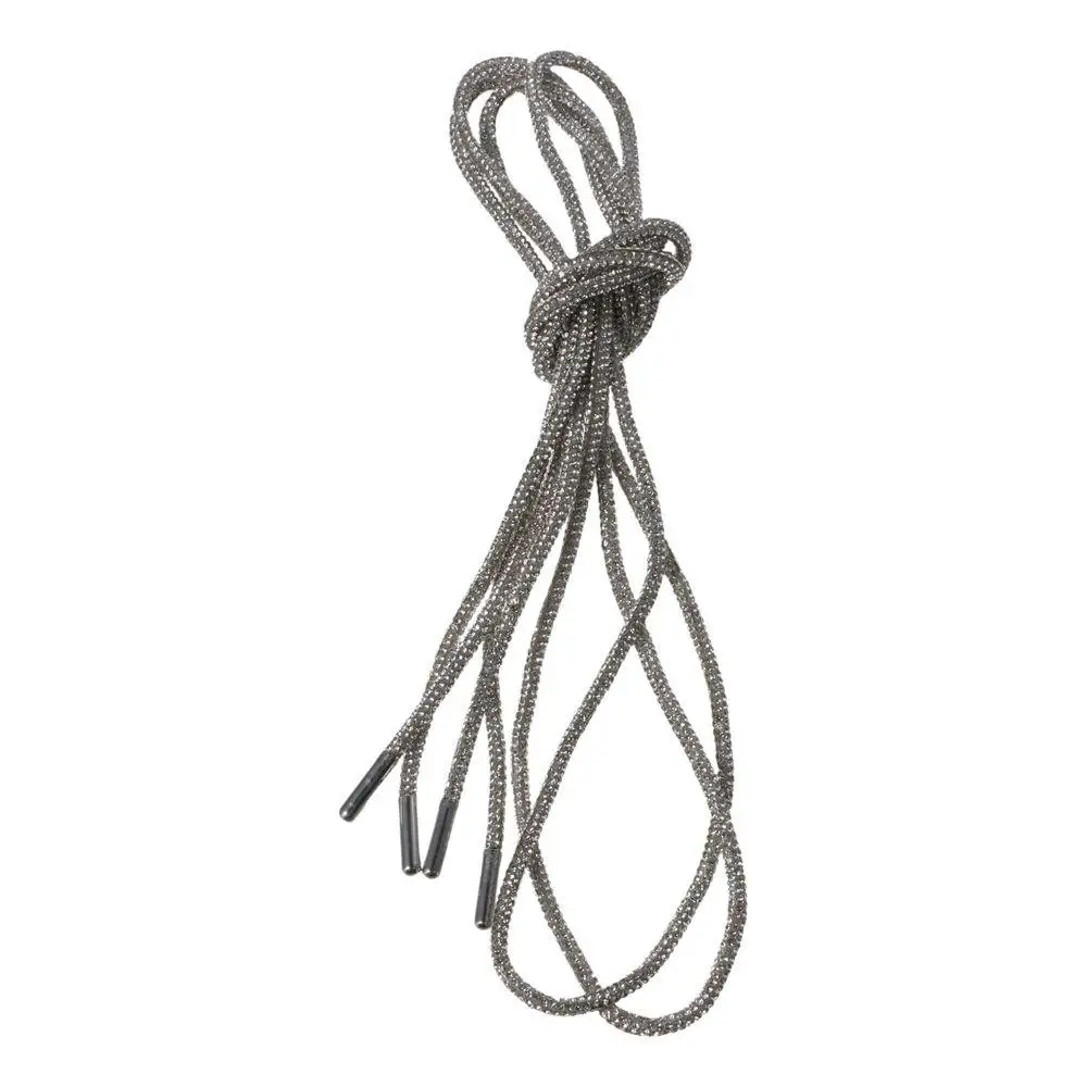 Rhinestone Glitter Laces Rhinestone Rope 100cm White Rhinestone Glitter Rope 120cm Bling Shiny Round Shoe Laces For Sneakers