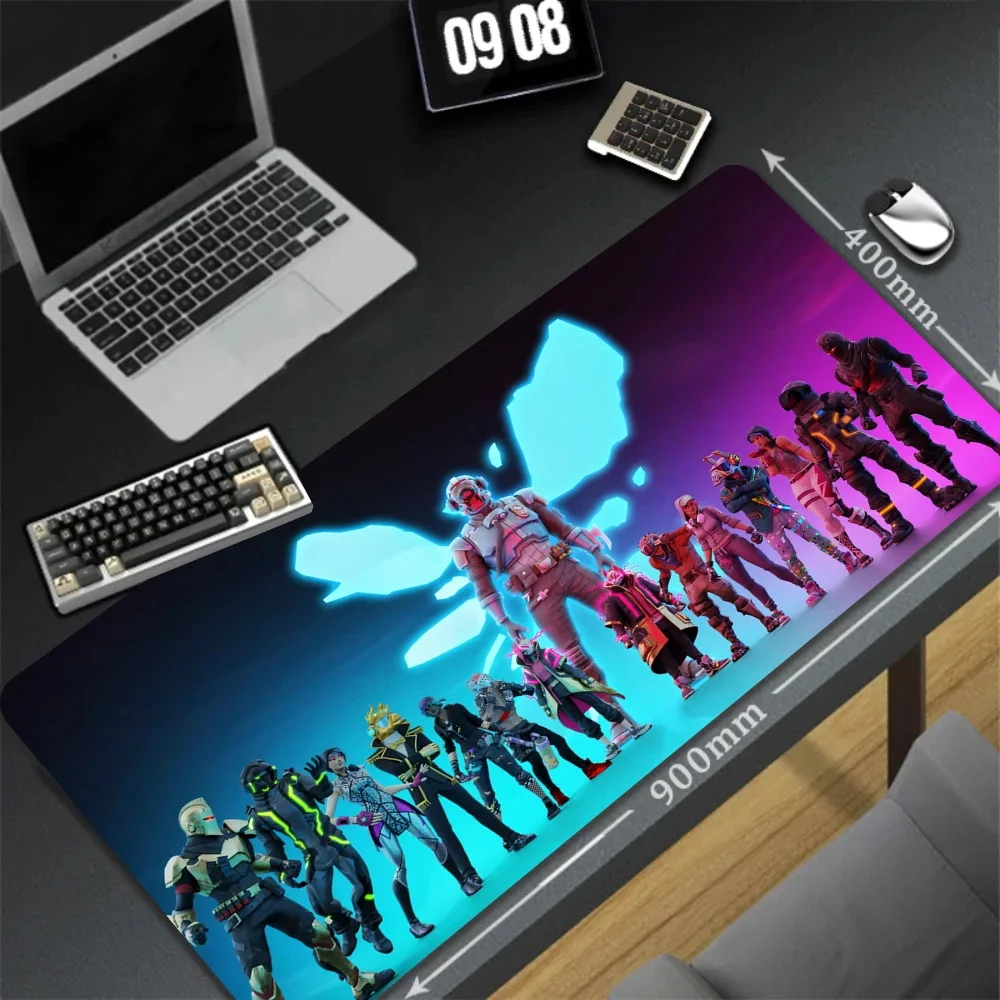 900x400mm Mousepad HD Print F-Fortnites Desk Protector Xxl Gaming Keyboard Pc Accessories Mat Mousepad Extended Rubber Table Mat