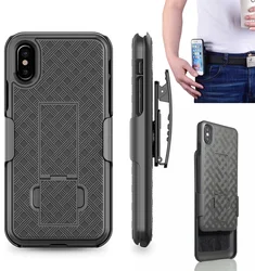 Sport Case Waist Belt Clip Holster Kickstand Holder for iPhone 17 Air 16 15 Plus 12 mini 13 14 16 Pro Max Belt Clip Back Cover