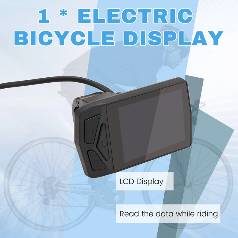 For Bafang Electric Assisted Bicycle Color Bluetoth Display UART Protocol Mid Motor For BBS01 BBS03 BBS02 BBSHD G340