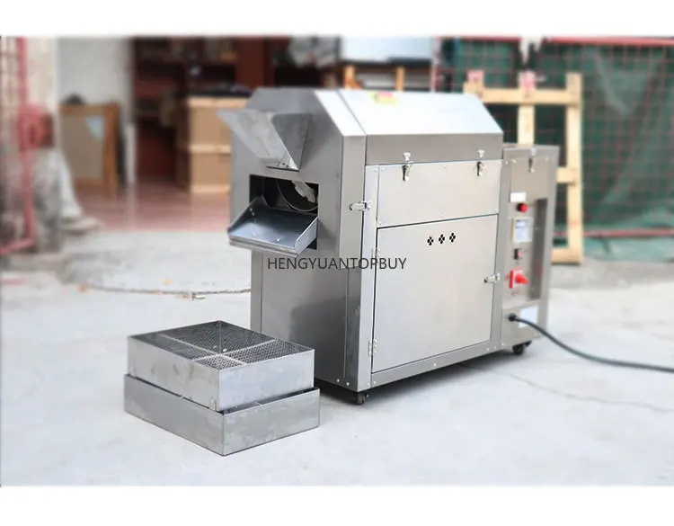 Small New Roasting Machine for Peanuts Candies Chestnuts Nuts Corn Fruits Wheat Soybeans in Restaurants Snack Machines