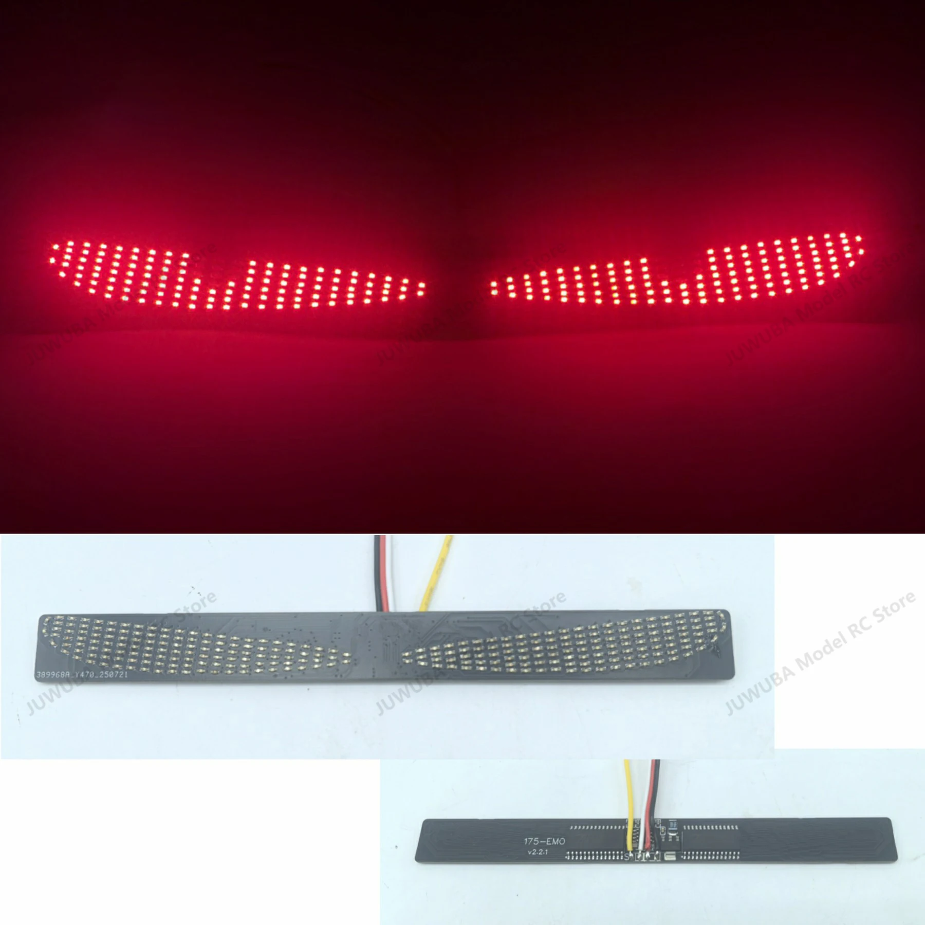 

RC Devil's Eye Truck Sign Remote Control Scrolling Animation LED Matrix Pixel Panel For 1/14 Tamiya Truck Tractor Windshield Toy