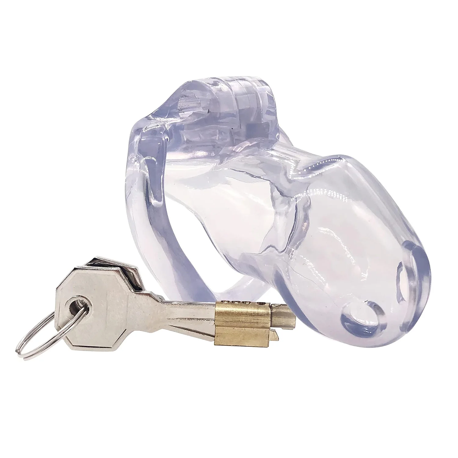 HT-V2 Chastity Cage Cock Cage Chastity Devices Male Chastity Cage for Men with 4Rings