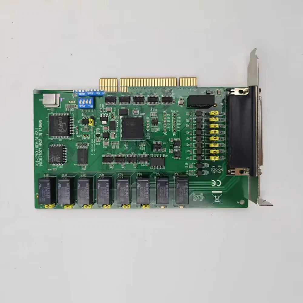 PCI-1760U REV.B1 8-way Relay Output Isolation Digital Input Card For Advantech